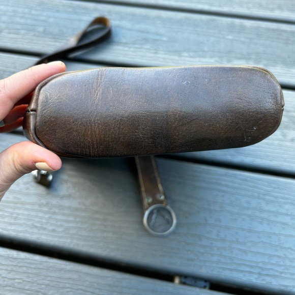 Bespoke handmade crossbody purse with artisan clasp - Picture 4 of 7